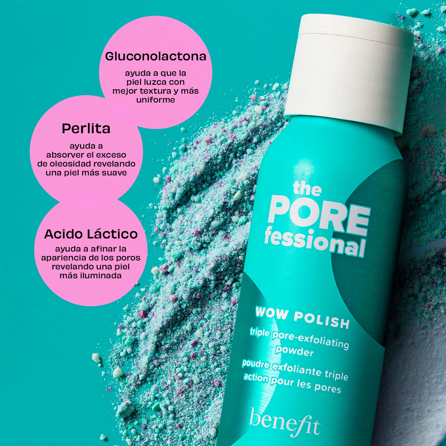 THE POREFESSIONAL WOW POLISH: POLVO EXFOLIANTE TRIPLE PARA POROS (POLVO EXFOLIANTE PARA CUIDADO DE POROS)